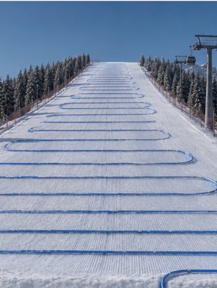 Skipisten Kühlsystem
