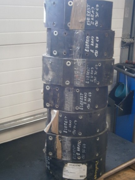  EVEREST RAUPENBAND INNEN KOMPLETT NR. 1303067, 201926-00, 1303398