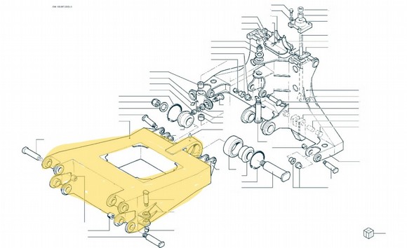 LEITWOLF LW - LH500 STUETZRAHMEN VORNE No. 1000221