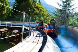 Wannenbahn Twinbobs   Edelstahl