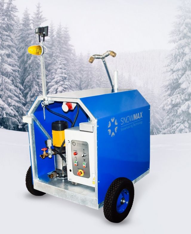 Schneeerzeuger Mobillanze mit Pumpe