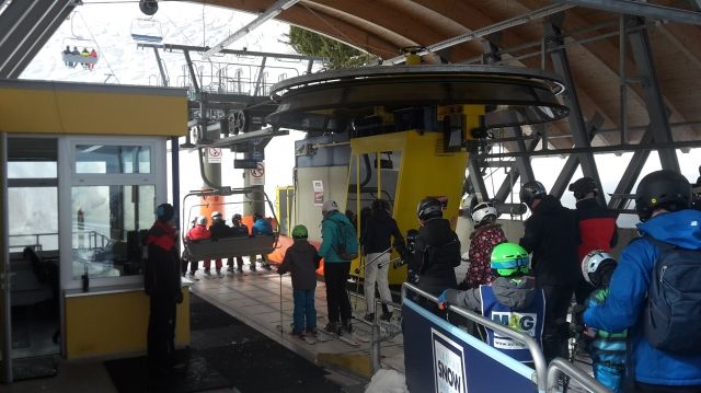 4er Sesselbahn fix geklemmt