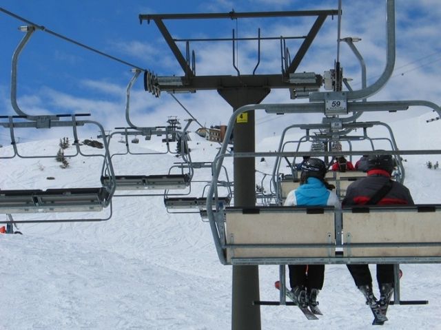 4er Sesselbahn fix geklemmt