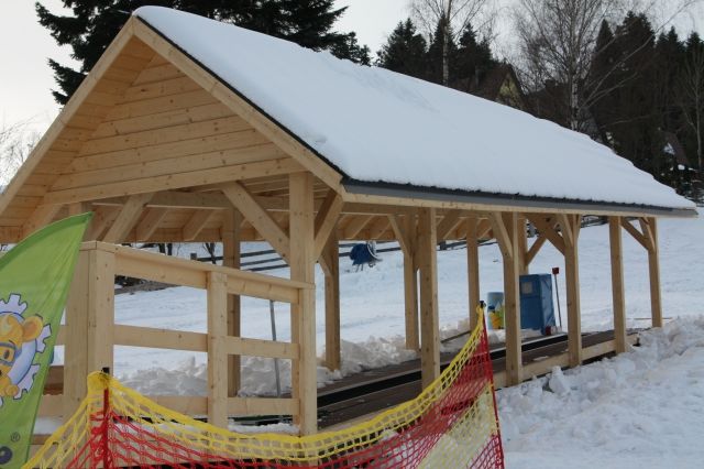 Überdachung fur Förderband 