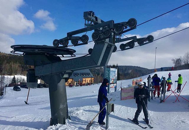 T-bar lift 600 m
